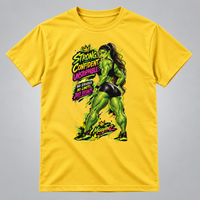 Load image into Gallery viewer, MissyTeez Strong Confident Unstoppable daisy T-shirt on soft gray background